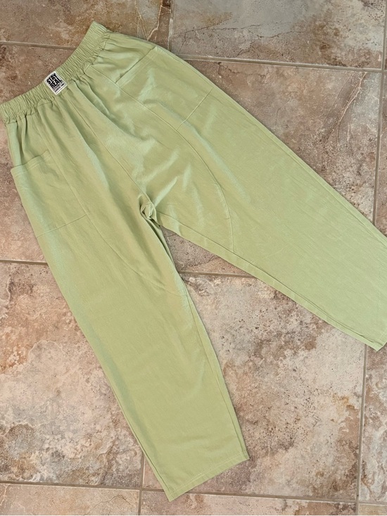 Stay Real by Barrod 1980 Pants - Stay Real Barrod 1980 Green Vintage Pants Elastic Label Women’s 6 Pull On Barrel